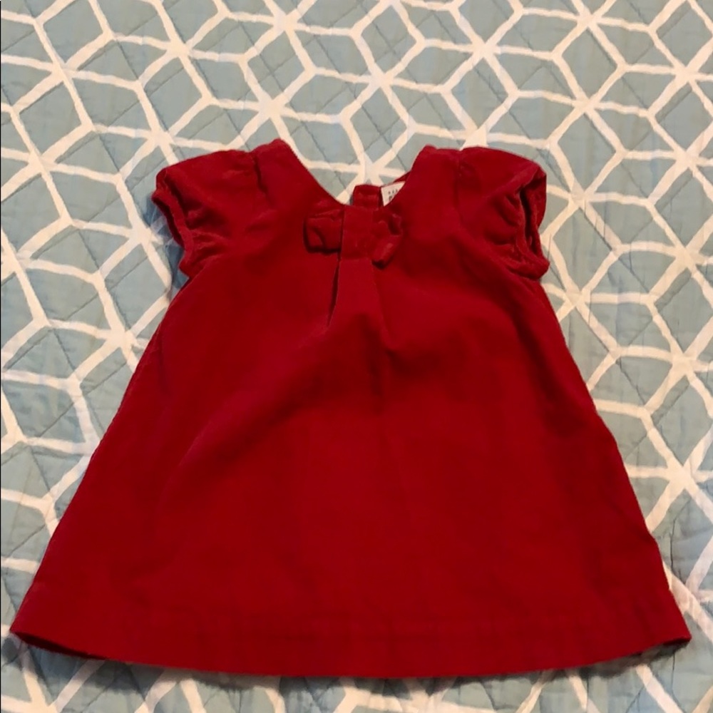 Red Baby Gap dress